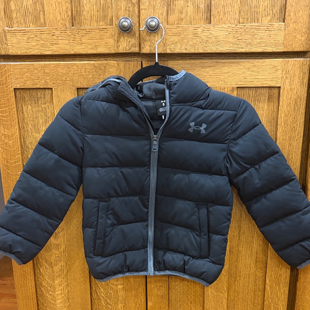 Under Armour Black Puffer Jacket for Kids